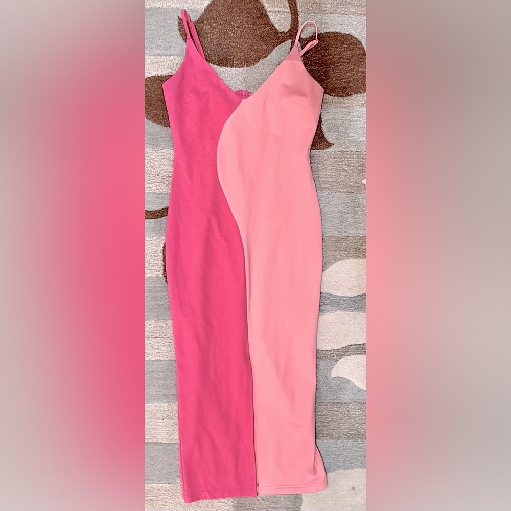 NWT Petal & Pup Sleeveless Camela Curvy ColorBlock Bodycon Midi Dress ZB4 - Picture 2 of 9